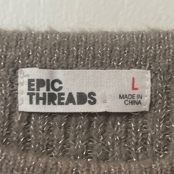 Epic Threads Twist Knot Metallic Knit Sweater - Picture 3 of 4